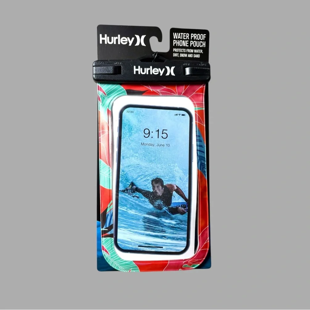 Hurley Water Proof Phone Pouch w Lanyard